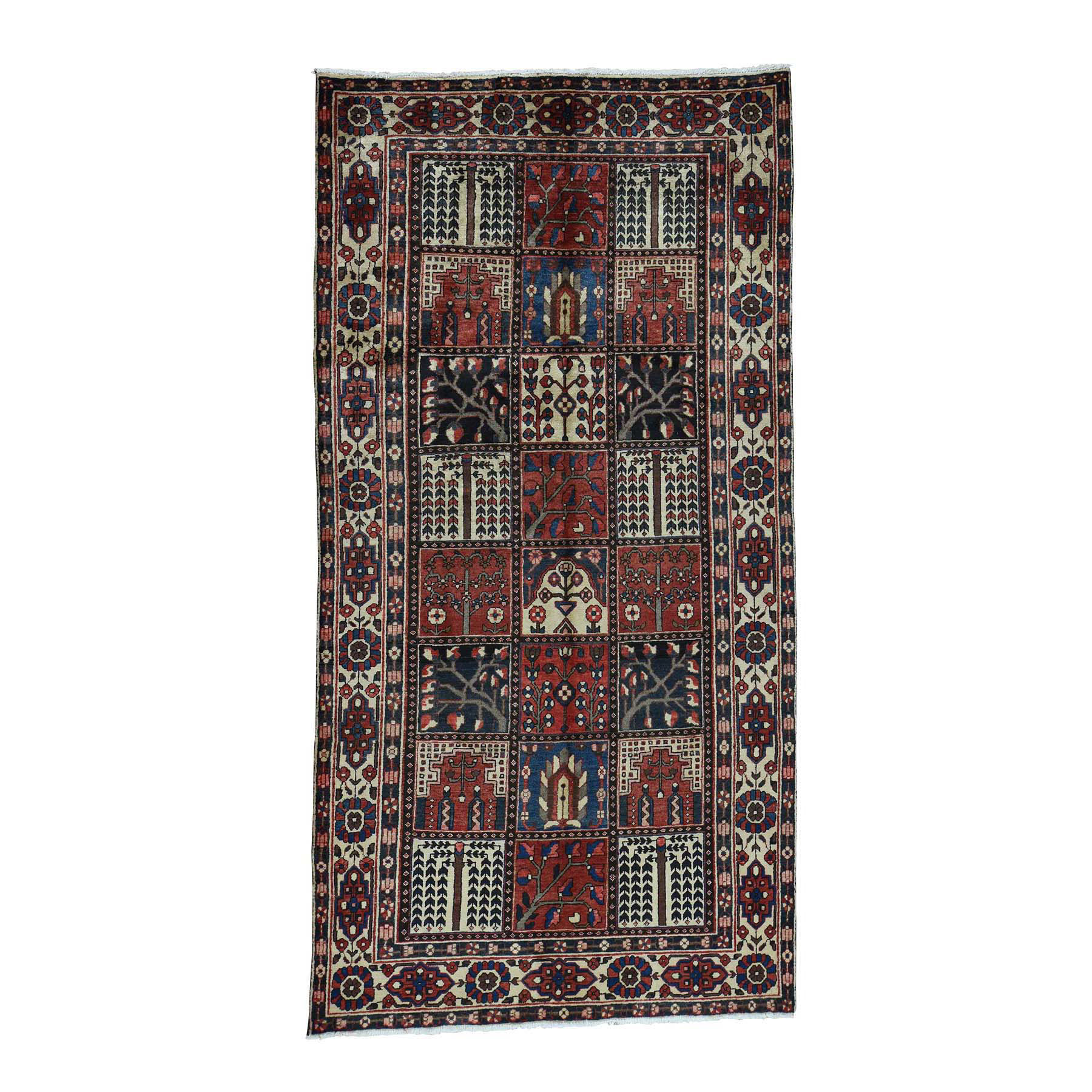 Traditional Wool Hand-Knotted Area Rug 5'1